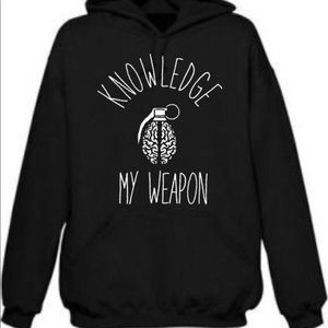 *New* Knowledge is My Weapon Hoodie
